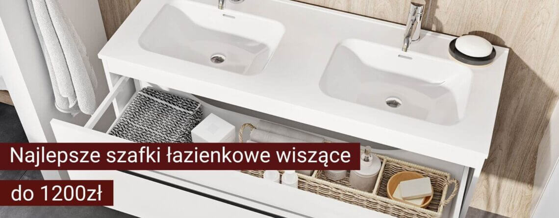 Ranking szafek łazienkowych wiszących - TOP 5 najlepszych szafek do 1200 zł